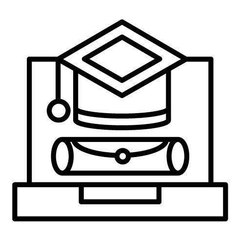 Online Graduation Icon