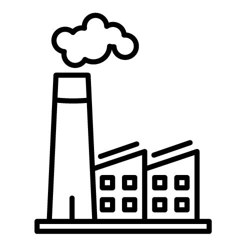 Factory Chimneys Icon