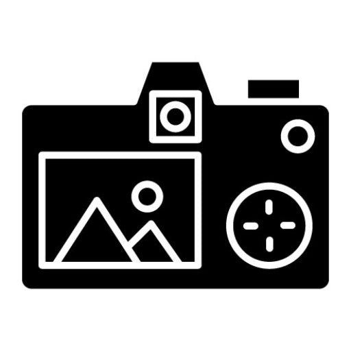 Back Camera Glyph Icon