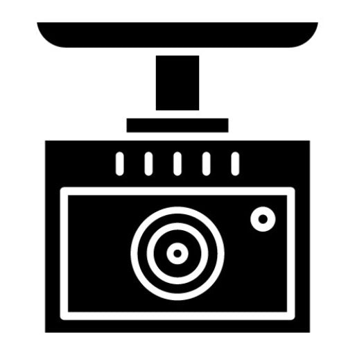 Camera Drive Glyph Icon