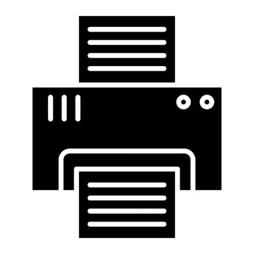 Printer Glyph Icon | Photography