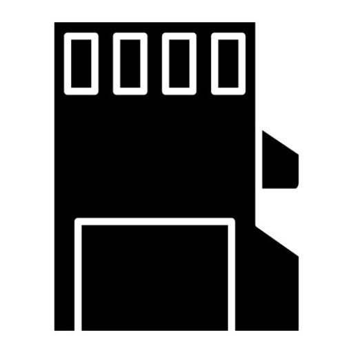 SD Card Glyph Icon | Photography