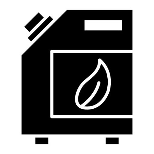 Biofuel Can Glyph Icon