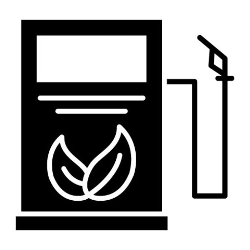 Biofuel Station Glyph Icon
