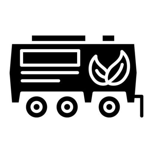 Biofuel Tank Glyph Icon