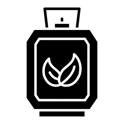 Biogas Cylinder Glyph Icon