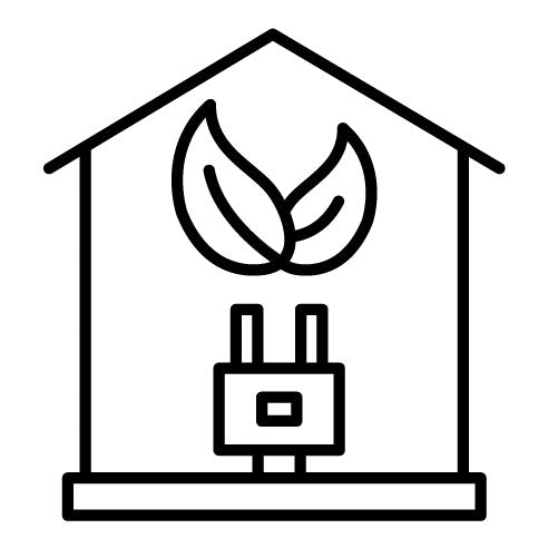 Eco Solar Home Icon