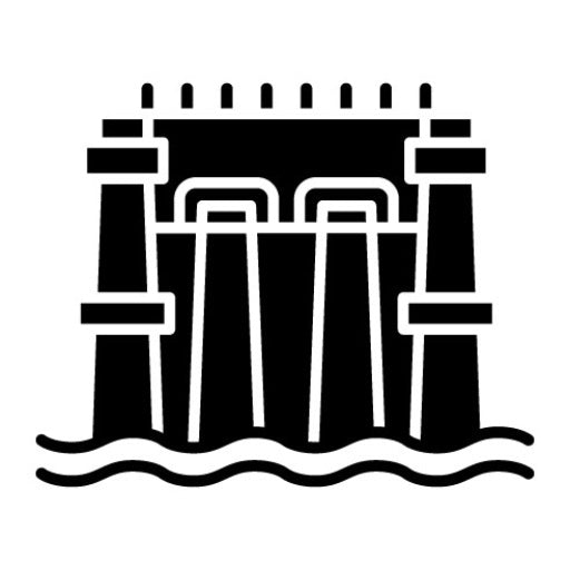 Wave Power Glyph Icon