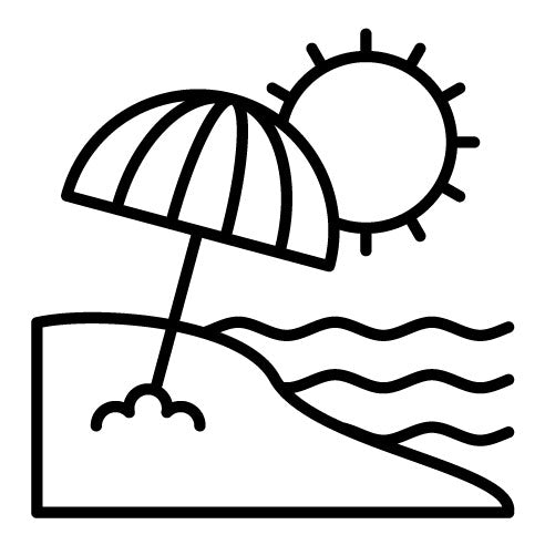 Beach Landscape Icon