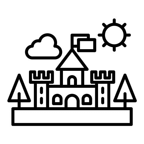 Castle Landscape Icon