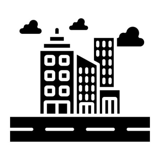 Cityscape Glyph Icon