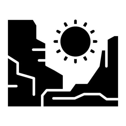 Grand Canyon Glyph Icon