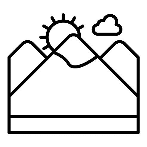 Hills Landscape Icon