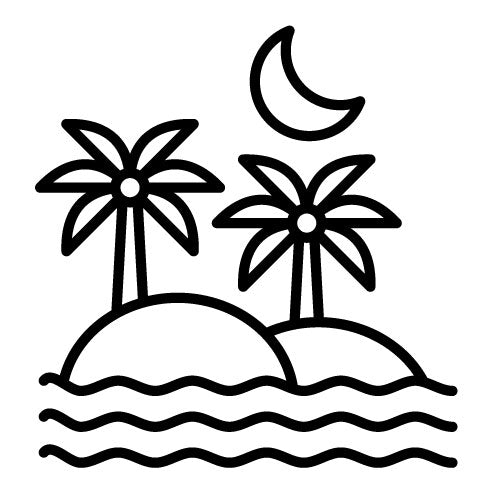 Island Landscape Icon