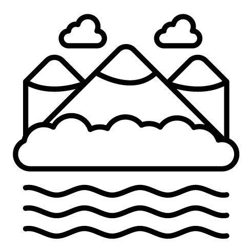 Lake Landscape Icon