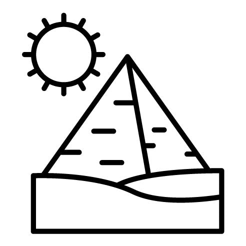 Pyramid Landscape Icon