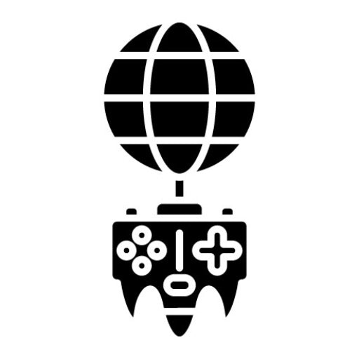 Global Gaming Glyph Icon