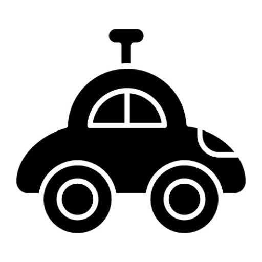 Car Glyph Icon | Children Toys