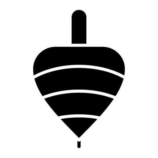 Spinning Top Glyph Icon