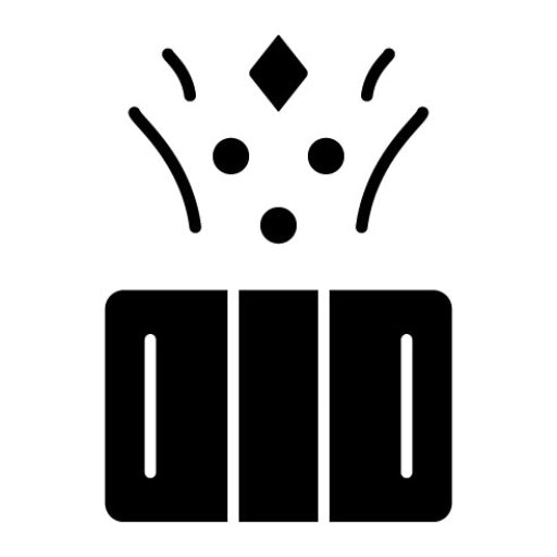 Surprise Box Glyph Icon