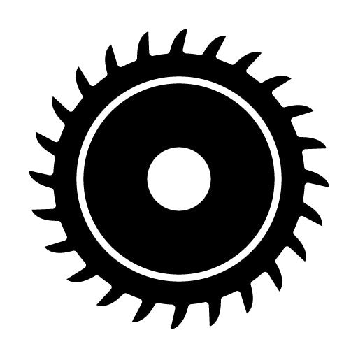 Circular Saw Glyph Icon