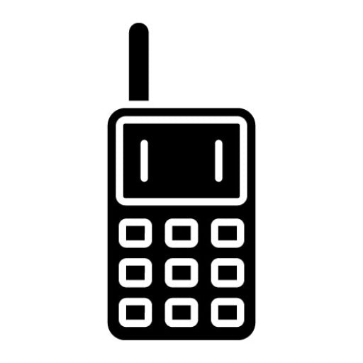 Walkie Talkie Glyph Icon