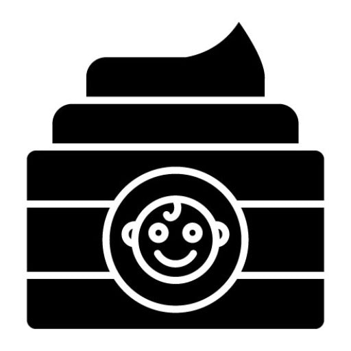 Baby Cream Glyph Icon