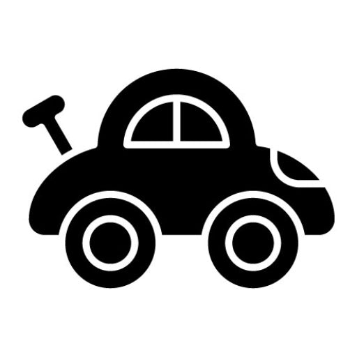 Car Toy Glyph Icon