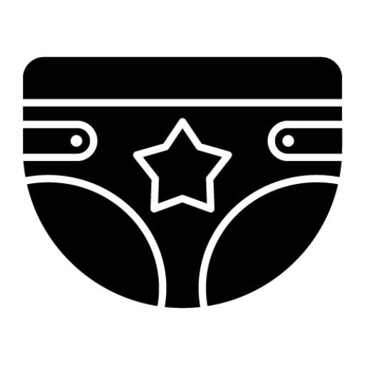Diaper Glyph Icon