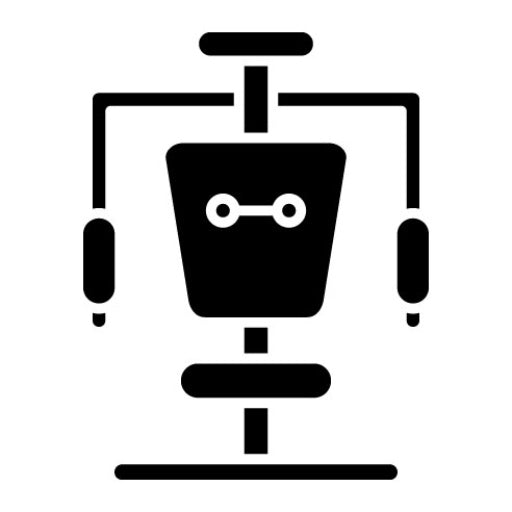 Gym Station Glyph Icon