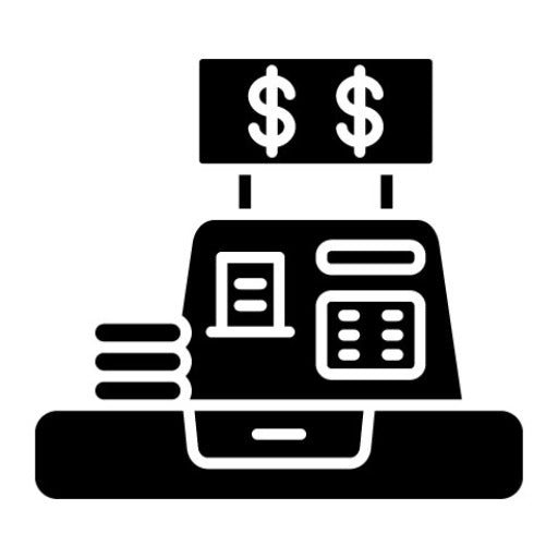Bar Cashier Glyph Icon