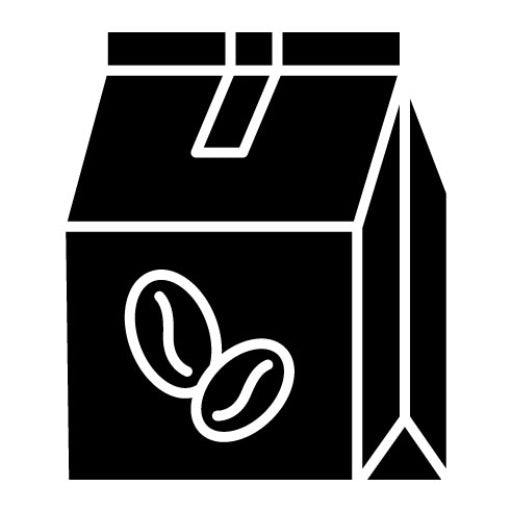 Coffee Bag Glyph Icon