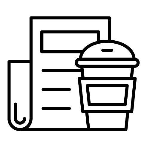 Coffee Newspaper Icon