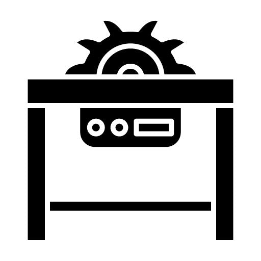 Table Cutter Glyph Icon