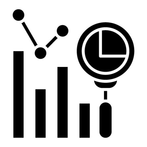 Predictive Analytics Glyph Icon | Data Analytics