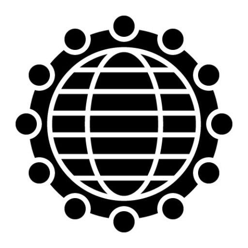 Global Infrastructure Glyph Icon