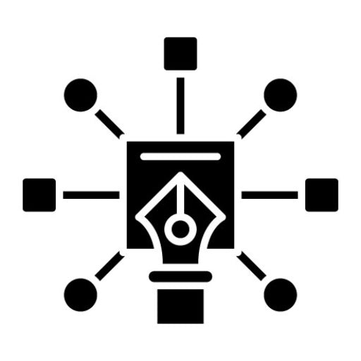 Design Algorithm Glyph Icon | Data Analytics