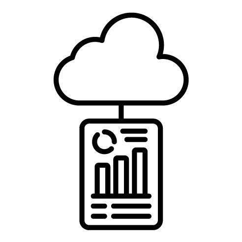 Cloud Reporting Icon