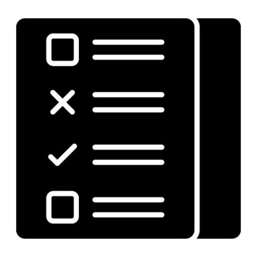 Checklist Glyph Icon | Learning