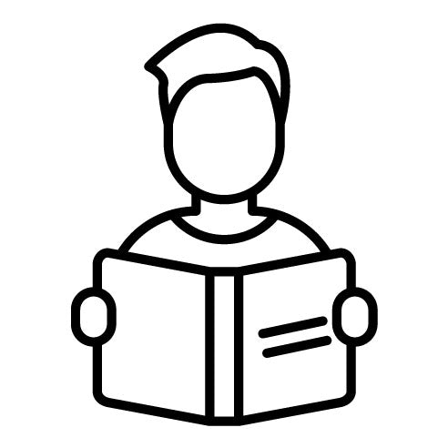 Student Reading Book Icon