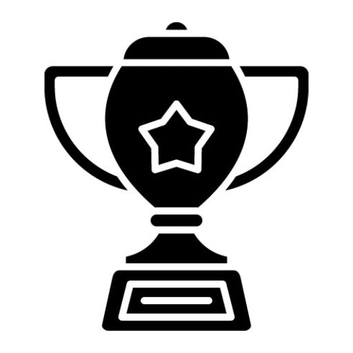 Trophy Glyph Icon | Learning