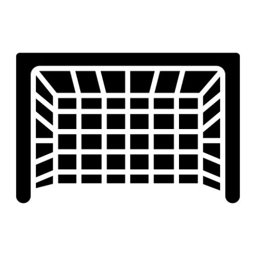 Goal Post Glyph Icon | Soccer