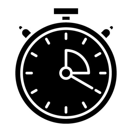 Stopwatch Glyph Icon | Soccer
