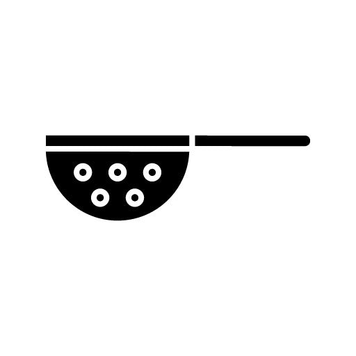 Sieve Glyph Icon