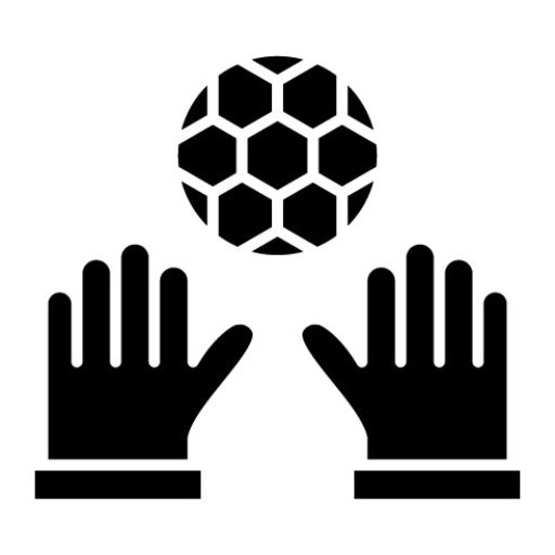 Goalie Glyph Icon