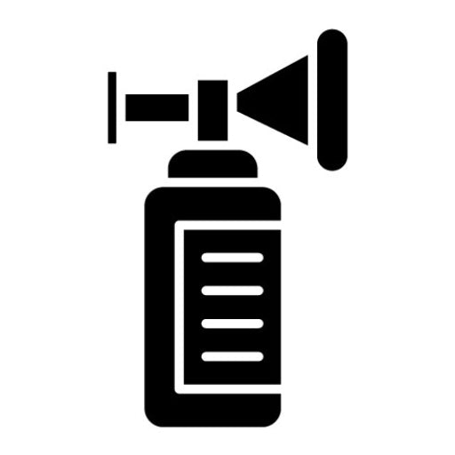 Air Horn Glyph Icon