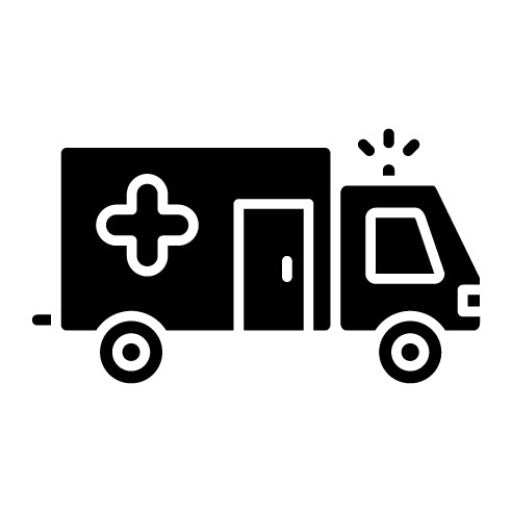 Ambulance Glyph Icon | Medicine