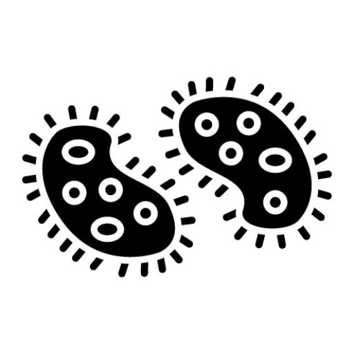 Bacterium Glyph Icon