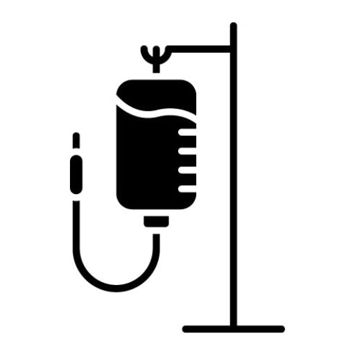Blood Bag Glyph Icon | Medicine