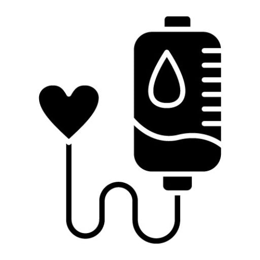 Blood Donation Glyph Icon | Medicine